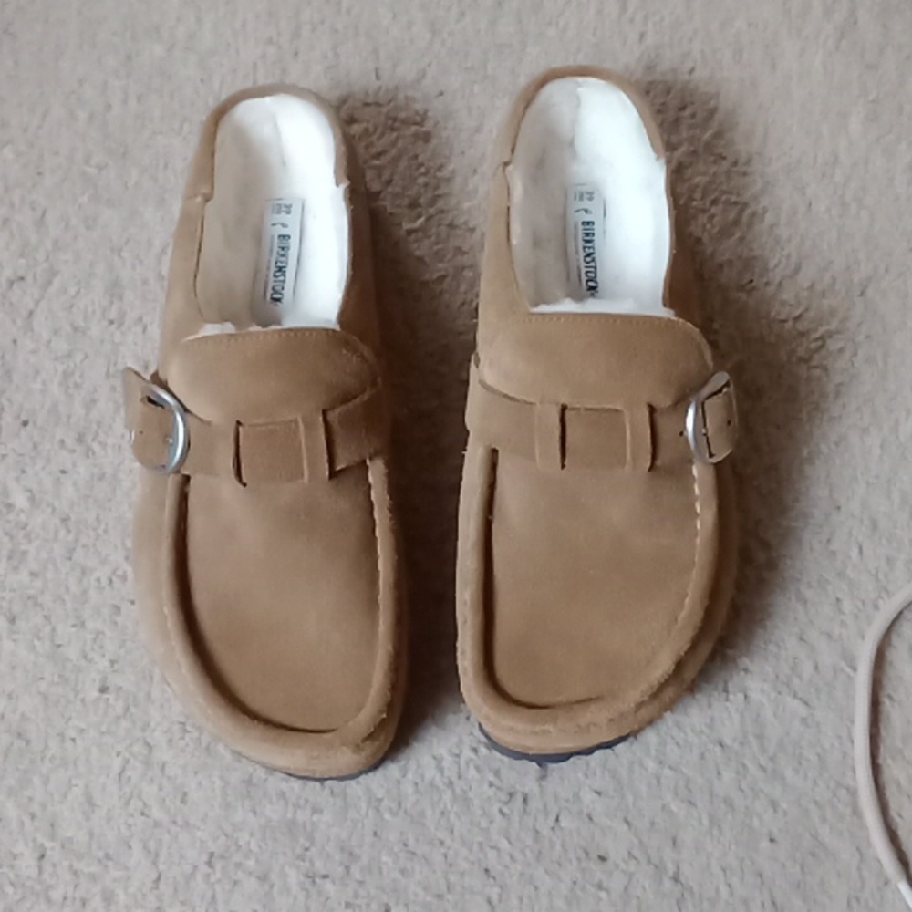 Birkenstock lined mules